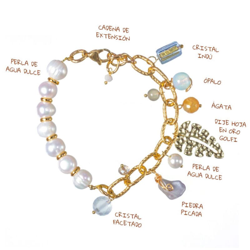Pulsera Kivi Perlas